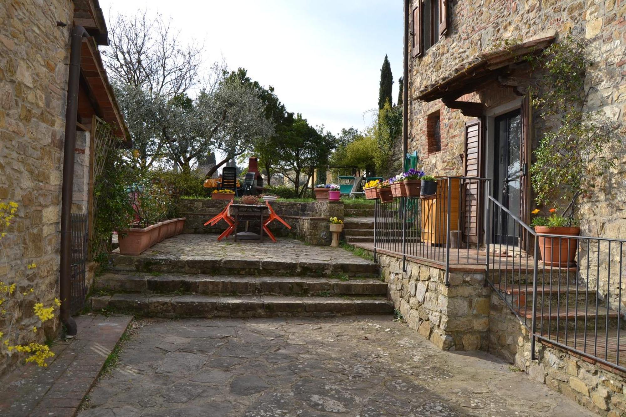 Ferienwohnung Agriturismo Podere La Casa Panzano in Chianti Exterior foto