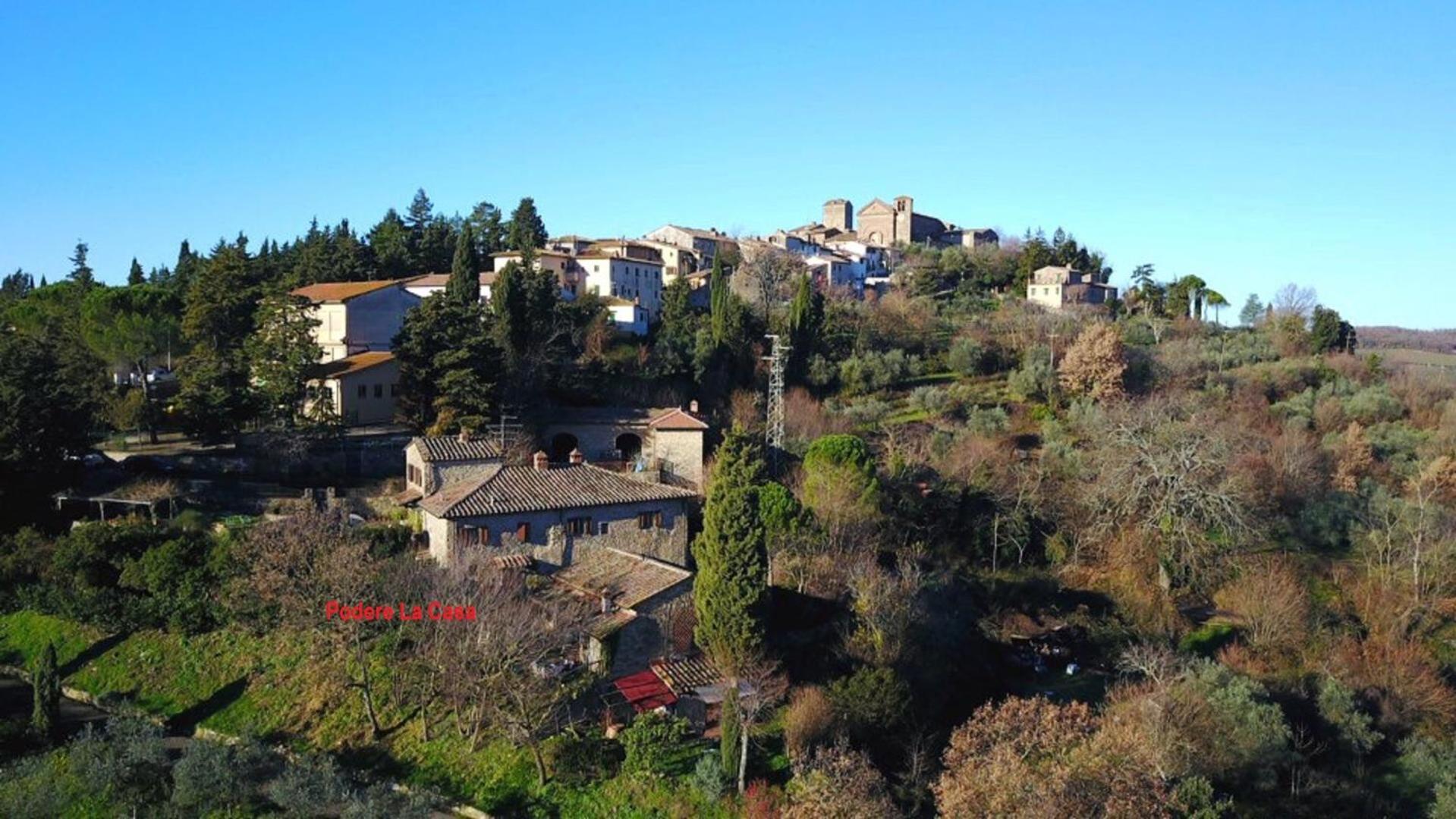 Ferienwohnung Agriturismo Podere La Casa Panzano in Chianti Exterior foto